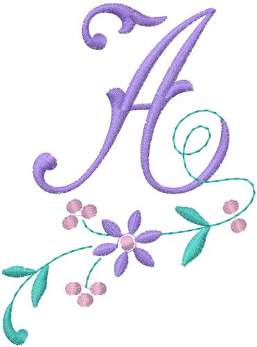 Alphabets Embroidery designs