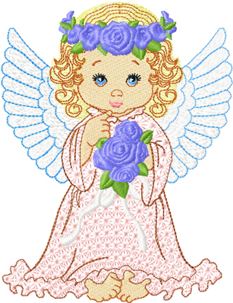 Angels Embroidery designs