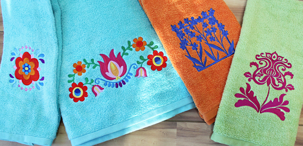embroidery towel tips