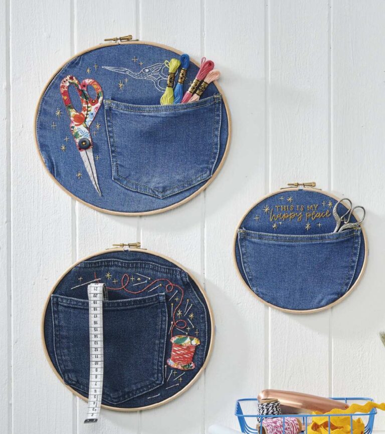 upcycling old jeans embroidery