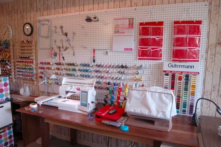 Embroidery room
