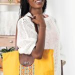 embroidery carryall bag