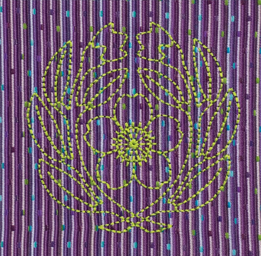 Sashiko with your embroidery machine EMBROIDERYPRO