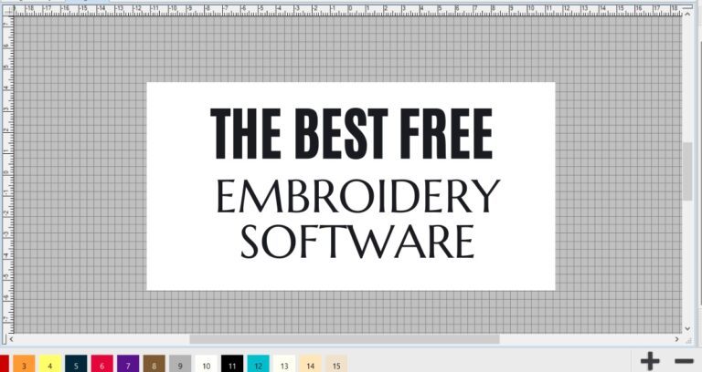 Best free embroidery software