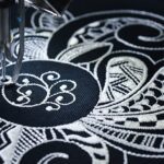 What is stitch density in machine embroidery