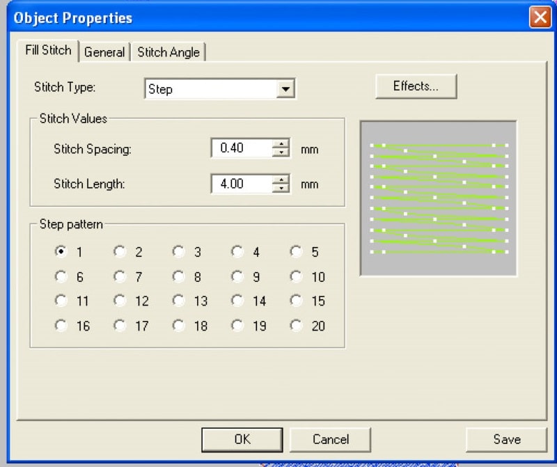 What is stitch density in machine embroidery