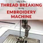 why is your embroidery thread breaking