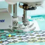 how to use embroidery machine on fragile support