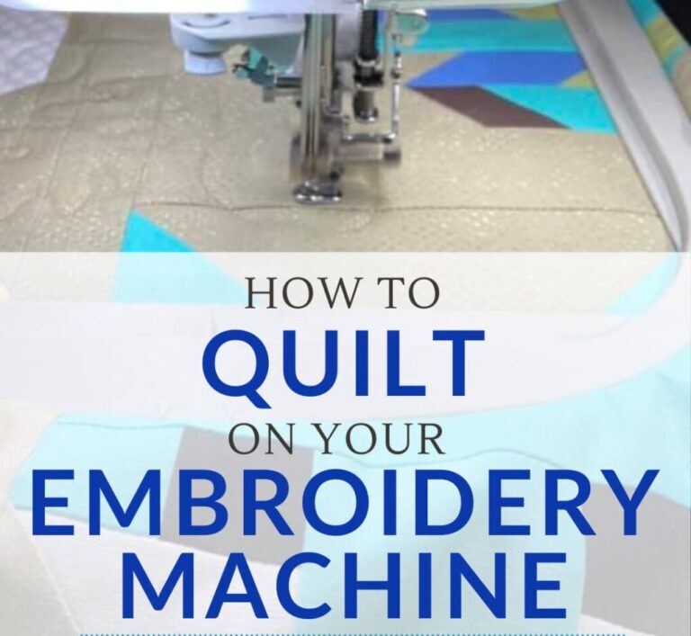 Quilting with Your Embroidery Machine